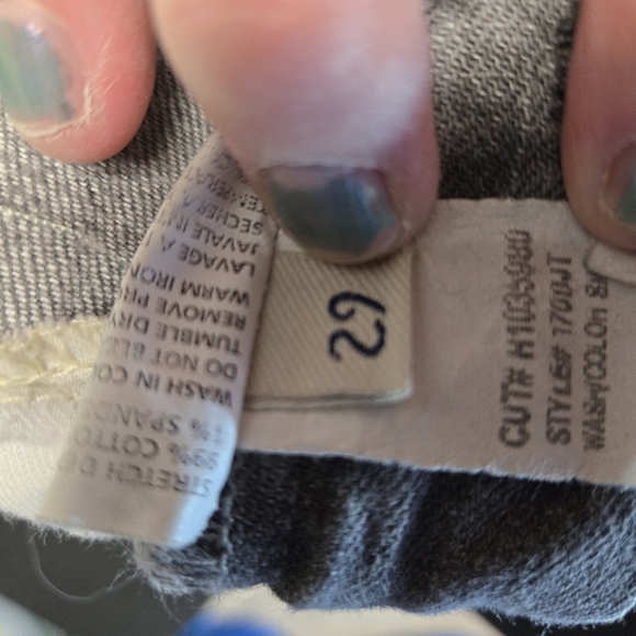 Vtg Hudson Beth gray button flap pocket low rise boot cut jeans - Picture 2 of 10